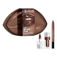 Juicy Coco Lip Duo Kit - Lippen-Make-up-Set, HUDA BEAUTY